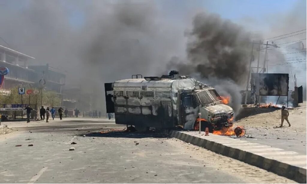 leh laddakh protest news