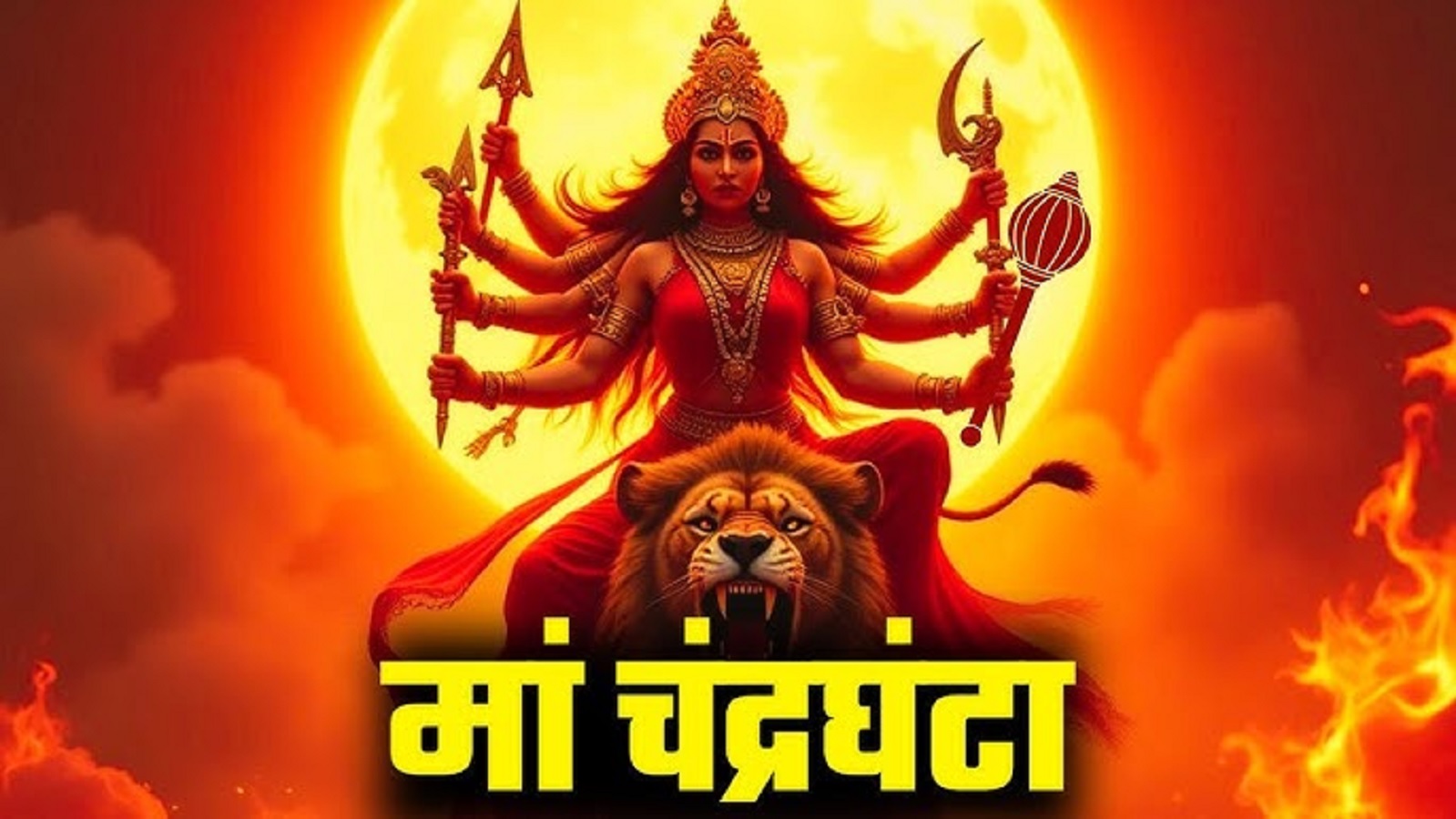 3-Day,Maa Chandraghanta Vrat Katha in Hindi : मां चंद्रघंटा की पूजा-व्रत कथा व महत्व
