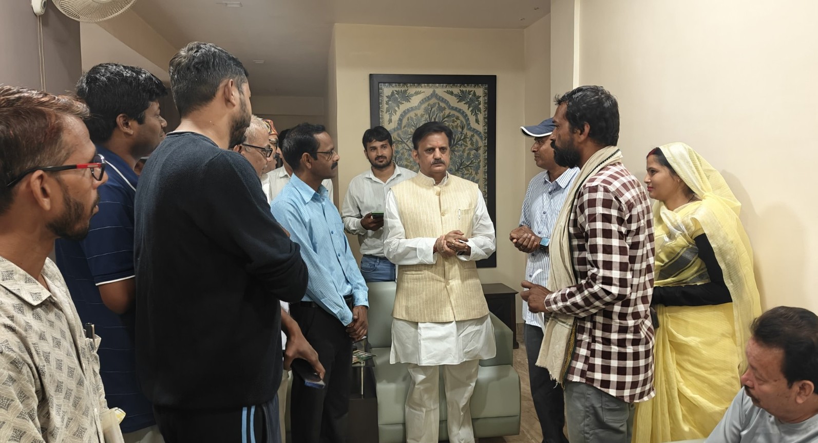 Deputy Chief Minister Rajendra Shukla