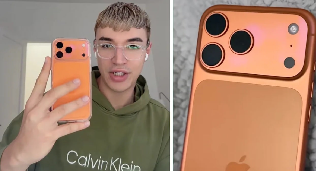 iPhone 17 Pro's Cosmic Orange variant turned pink