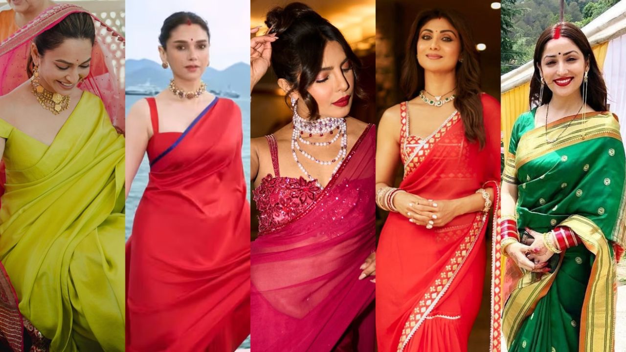 Karwa Chauth Mehendi Chuda and Bollywood 2025 : बॉलीवुड भी रंग गया करवा चौथ के रंग में