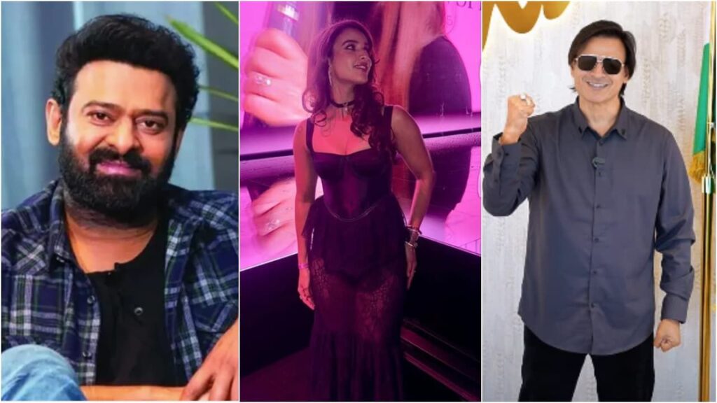 Vivek Oberoi Prabhas Tripti Dimri Trio In Spirit