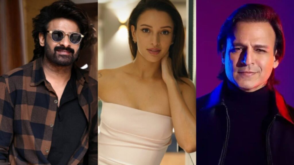 Vivek Oberoi Prabhas Tripti Dimri Trio In Spirit