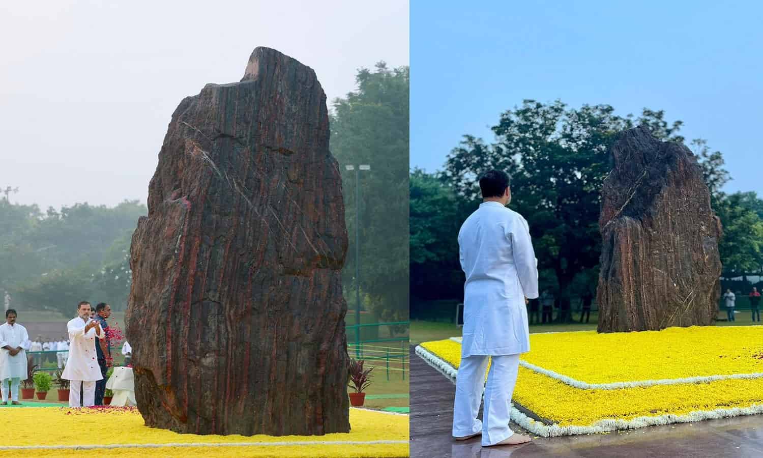 इंदिरा गांधी की समाधी शक्ति स्थल में चट्टान कहां से आई