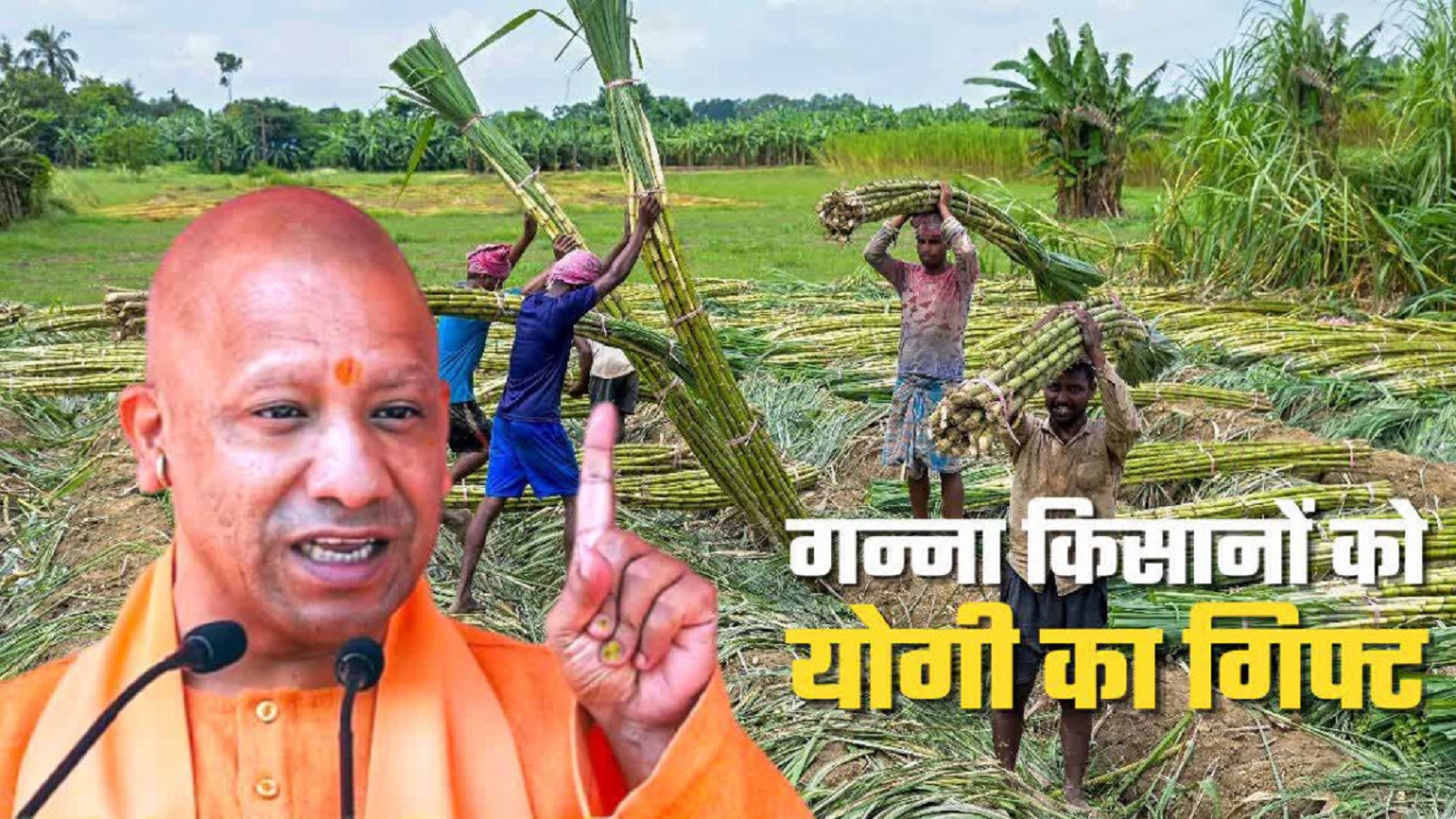 किसानों को लेकर सरकार का बड़ा ऐलान, नए सीजन में गन्ना के बढ़े इतने दाम