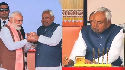 Bihar Nitish Kumar Cabinet : बिहार में कमजोर पढ़ी JDU, कुर्सी नीतीश की लेकिन पॉवर सम्राट चौधरी के पास 