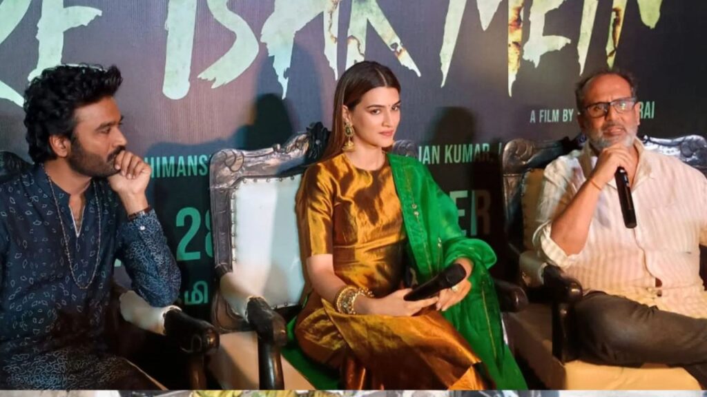 Tere Ishk Me Banaras promotion featuring Dhanush and Varanasi love story visuals
