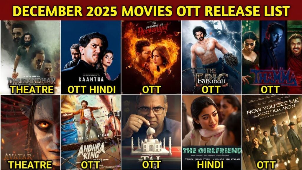 December 2025 New OTT Release