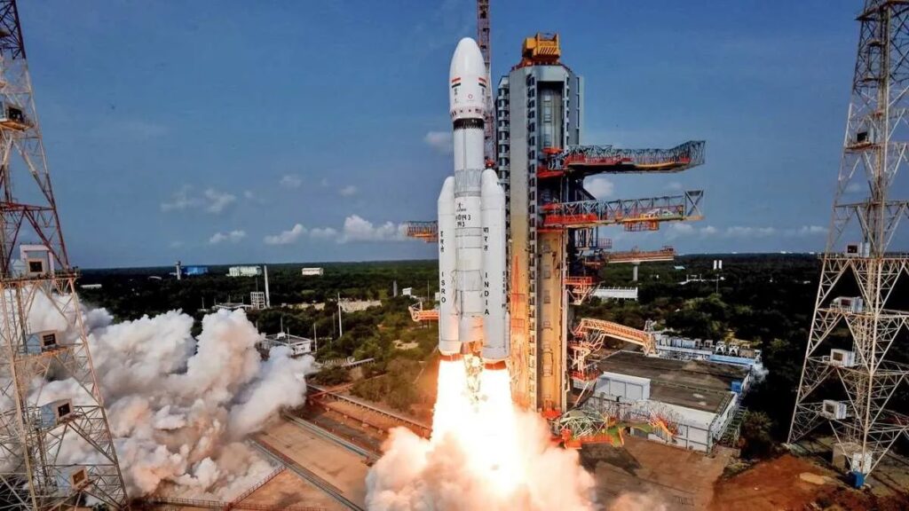 ISRO Bluebird Block-2 satellite launch vehicle lifting off from Indian launch pad