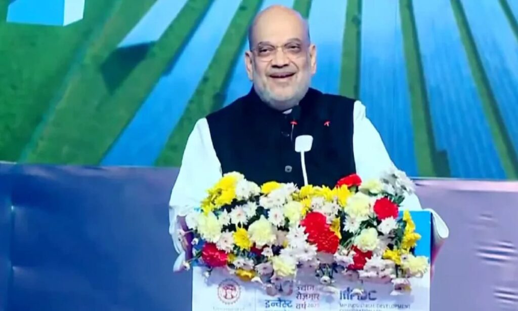 Union Home Minister Amit Shah addressing an event in Gwalior, Madhya Pradesh