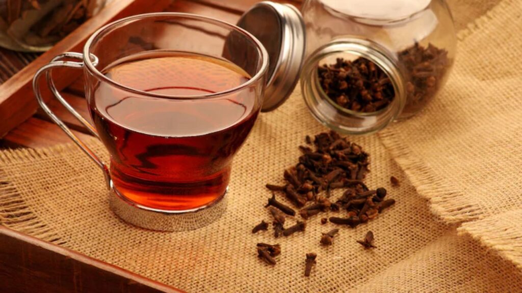 Cloves used as a natural home remedy for fever relief in winter season