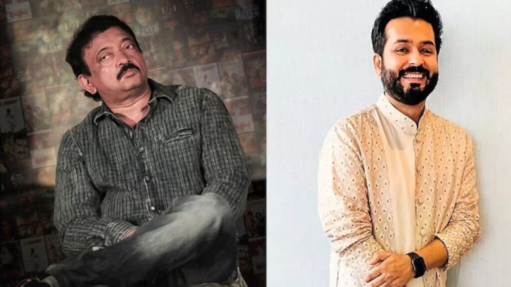 Filmmaker Ram Gopal Varma speaking about the film Dhurandhar during a media interaction.