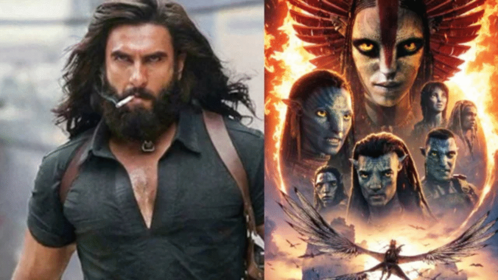 Promotional poster of Avatar film highlighting strong box office performance in India