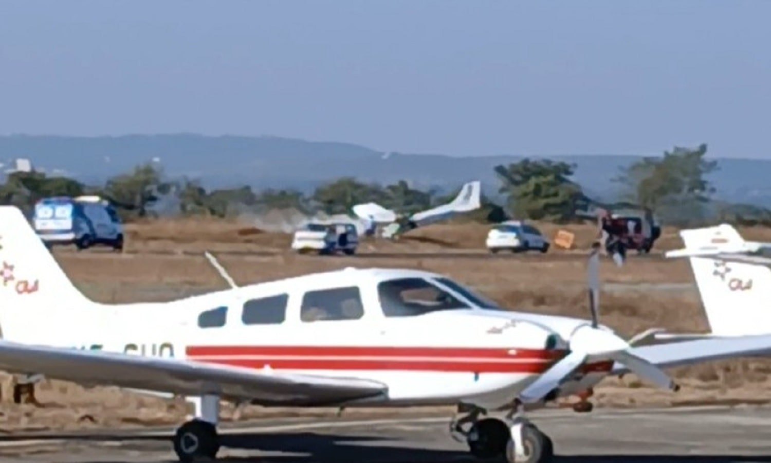 एमपी में ट्रेनर एयरक्राफ्ट क्रैश, उतरते समय बिगड़ा संतुलन, गिरा धड़ाम से, 48 घटे में दूसरी घटना