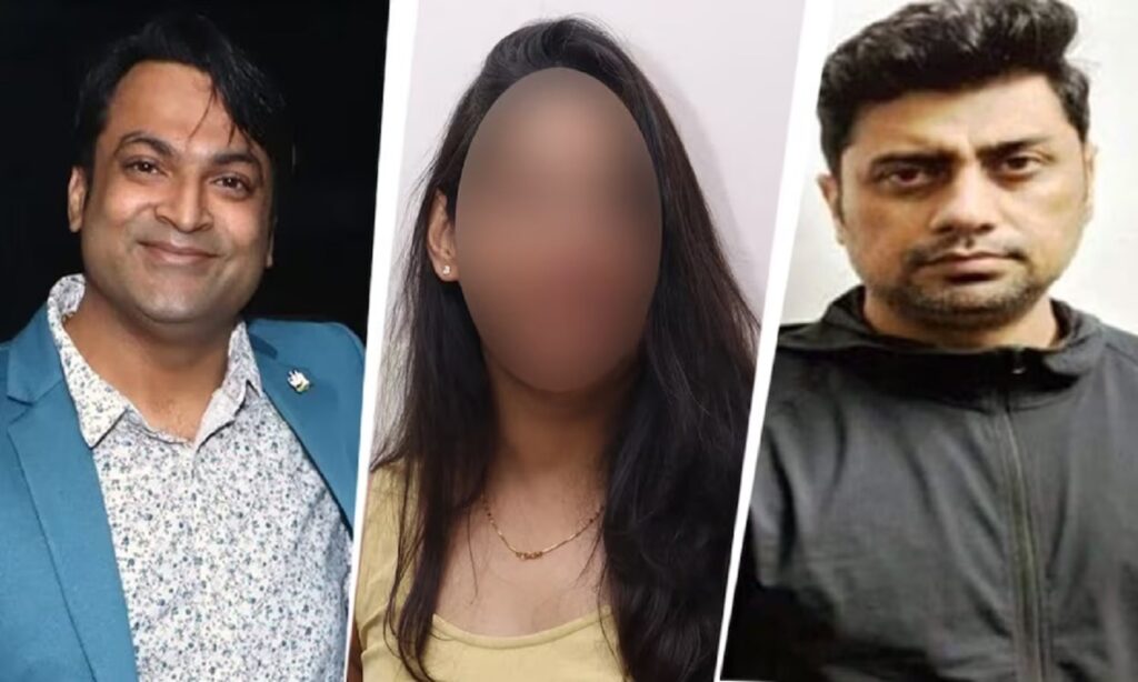 Police custody images related to an investigation into a sexual assault case involving company executives