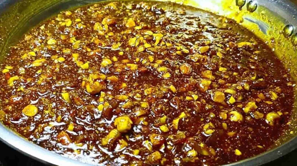 Traditional harira health tonic prepared as a seasonal drink during winter