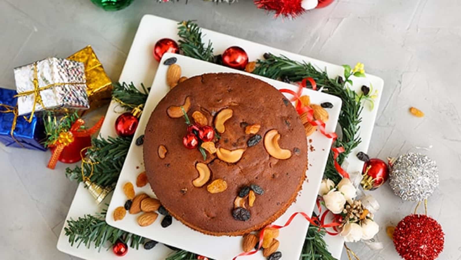 Christmas Nuts Cake Homemade Photo