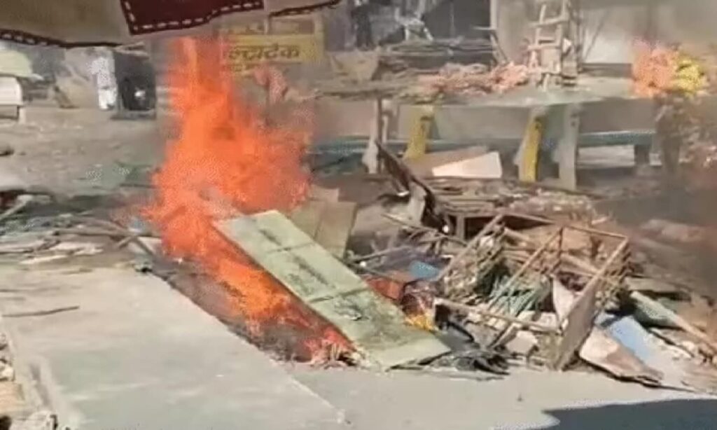 Protest aftermath during bandh following molestation incident in Madhya Pradesh
