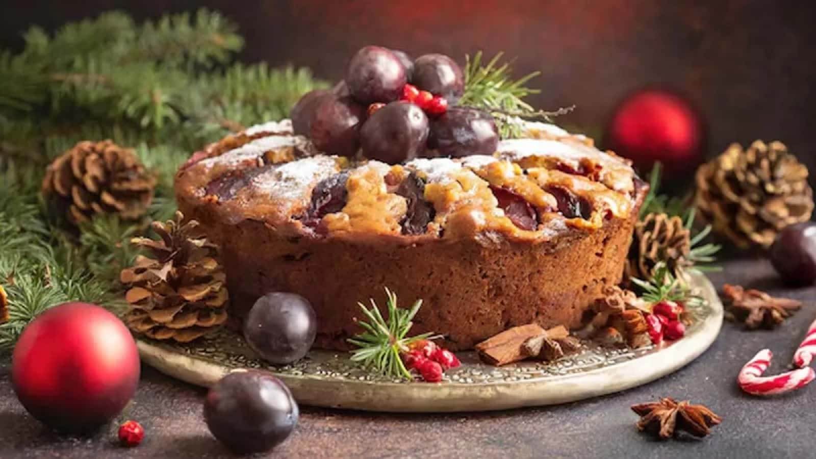 Traditional Christmas Fruit Cake Festive Aroma Sweet Recipe