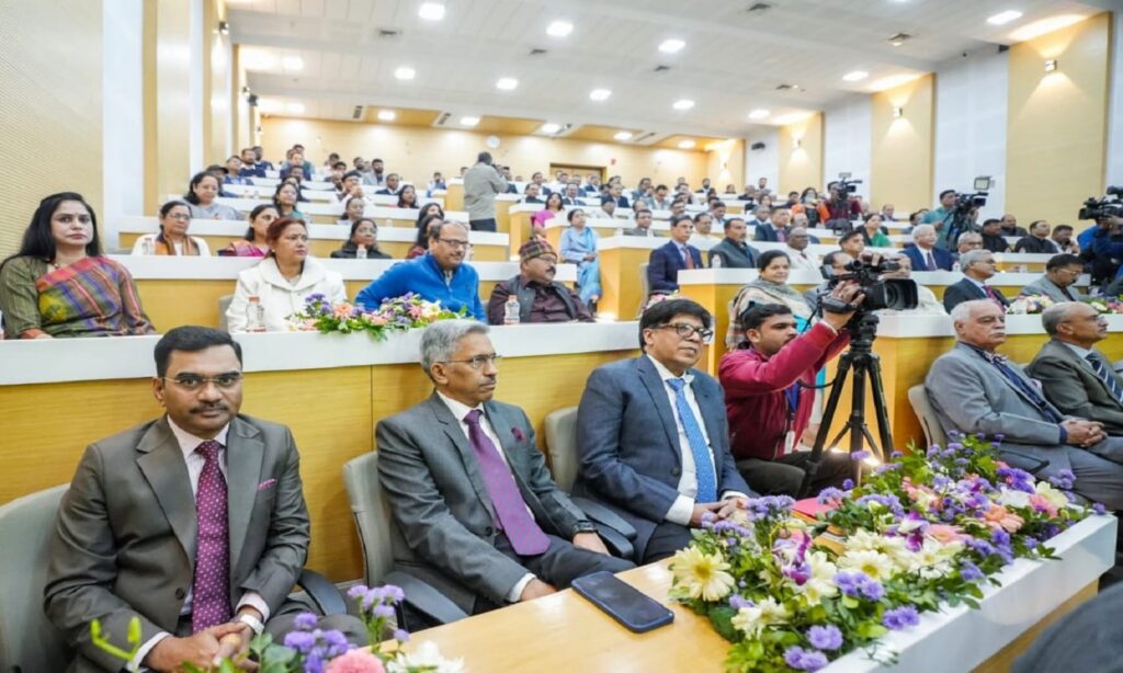 IAS officers attending a state-level training session in Madhya Pradesh focused on administration and leadership skills.