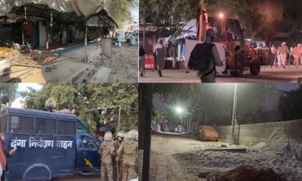 Police action and security deployment after violence in Chomu near Jaipur