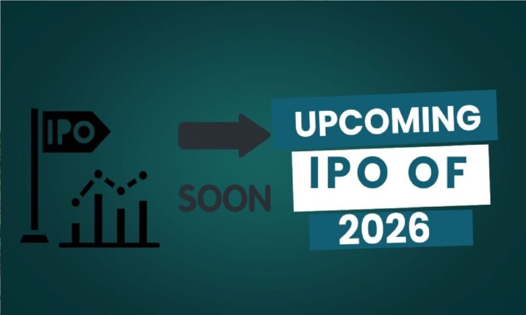 Jio, PhonePe और Flipkart के लोगो के साथ शेयर बाजार ग्राफ, 2026 के संभावित IPO को लेकर निवेशकों की रुचि दर्शाता दृश्य।