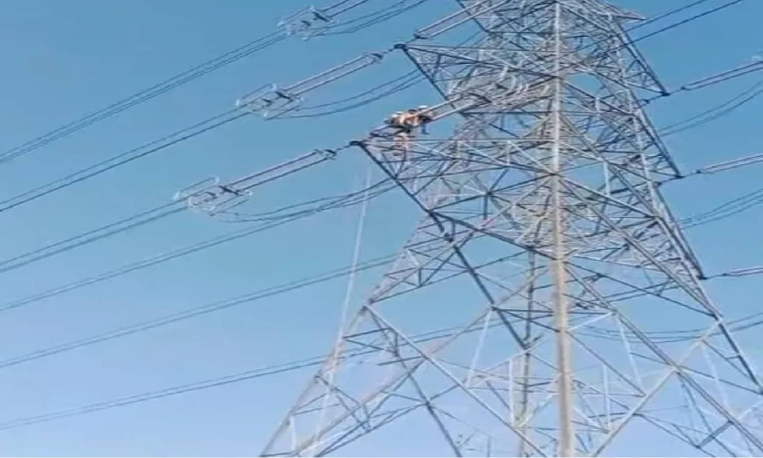 MP: शराब के नशे में युवक चढ़ा हाई टेंशन टावर पर, चार घंटे बाद सुरक्षित उतारा