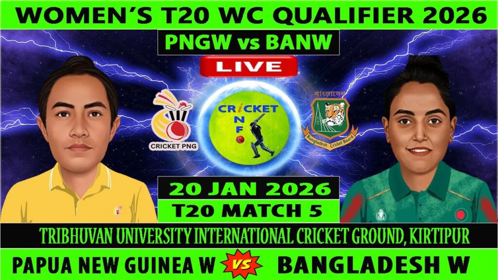 Bangladesh Women vs Papua New Guinea Women captains for T20 World Cup Qualifier match