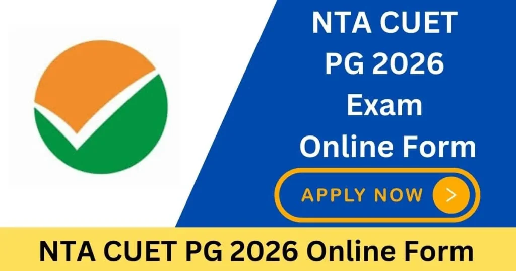 CUET PG 2026 online application last date alert graphic by NTA