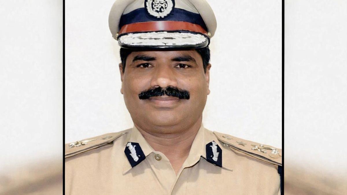 Portrait of Karnataka DGP K. Ramachandra Rao in police uniform.