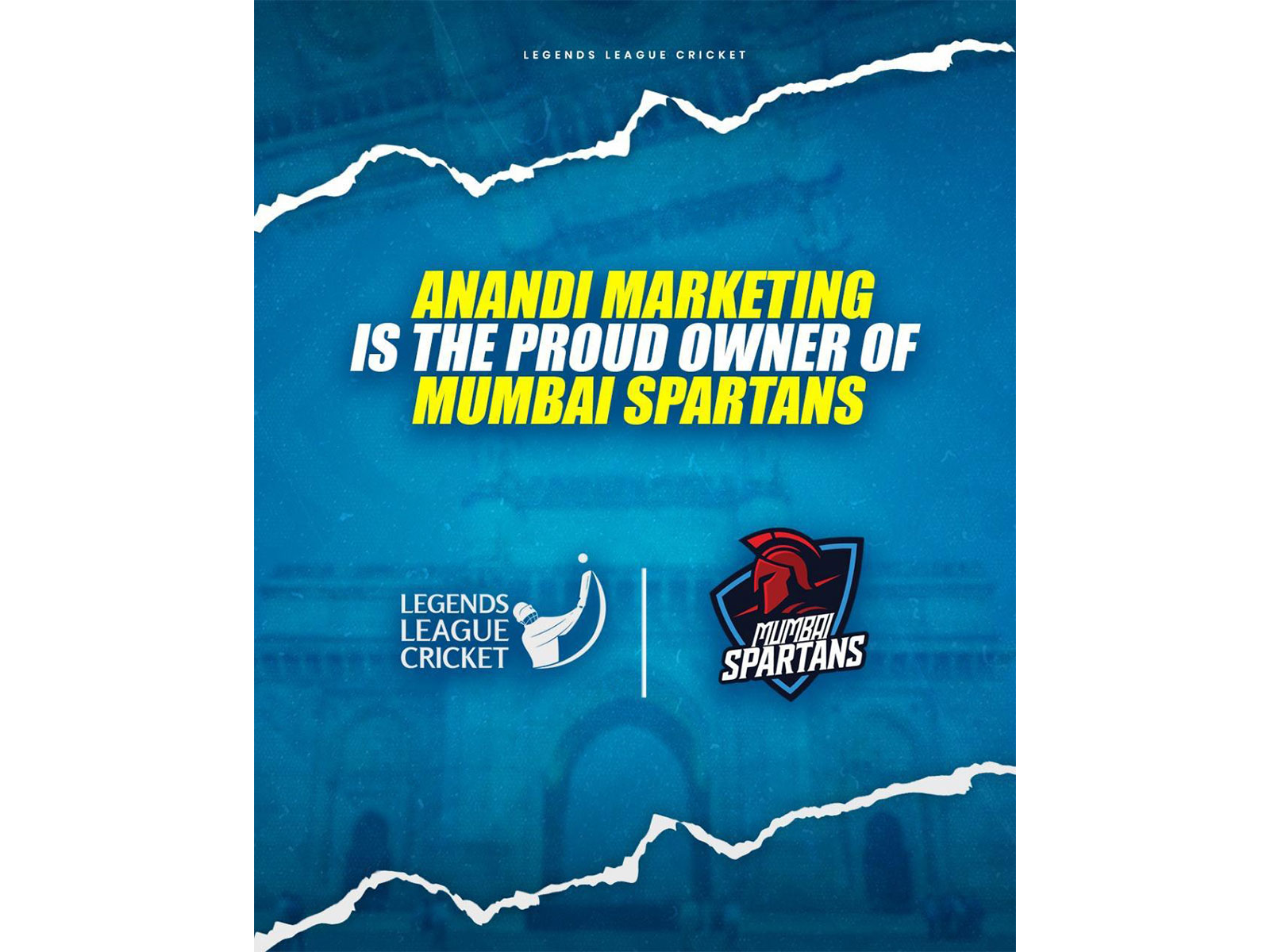 Mumbai Spartans announced as a new franchise in Legends League Cricket tournament