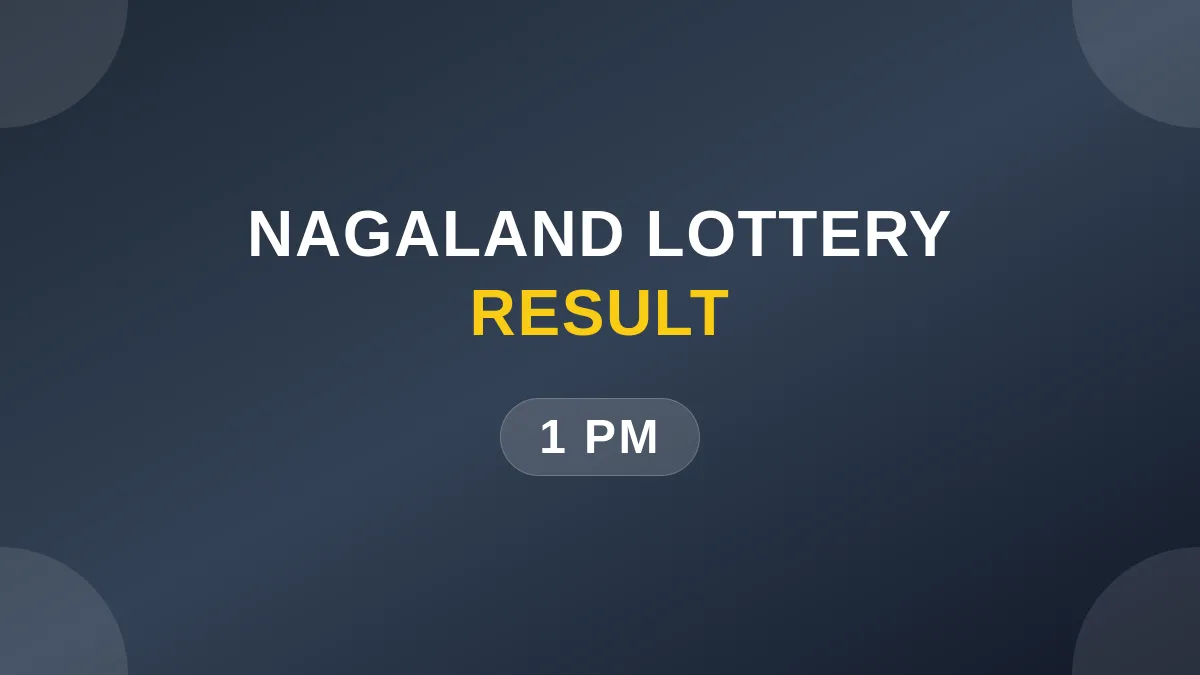 Official announcement graphic for Nagaland State Lottery Result 1 PM showing the date January 27 2026.