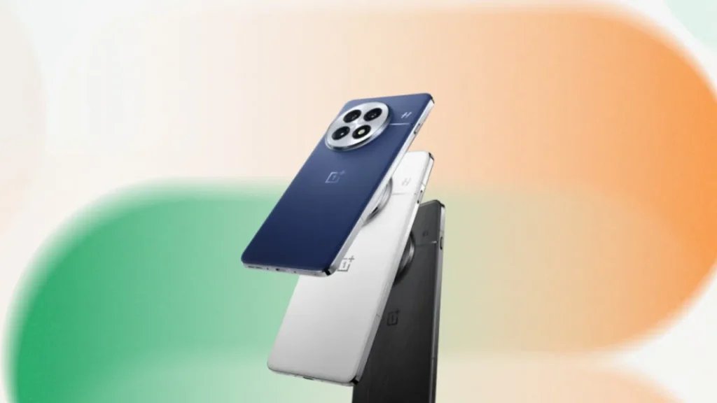 OnePlus smartphones displayed during Freedom Sale promotional campaign in India