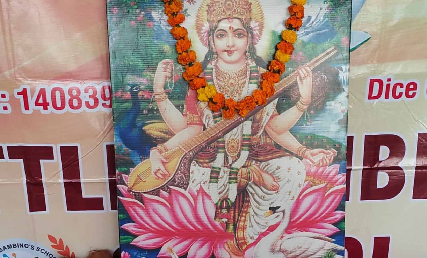 Basant Panchami Celebration : रीवा में श्रद्धा और उल्लास के साथ मनाई गई वसंत पंचमी