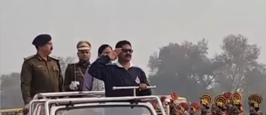 रीवा में 77वें गणतंत्र दिवस की एसएएफ ग्राउंड पर हुई फुल ड्रेस रिहर्सल, प्रभारी मंत्री प्रहलाद पटेल करेंगे ध्वजारोहण