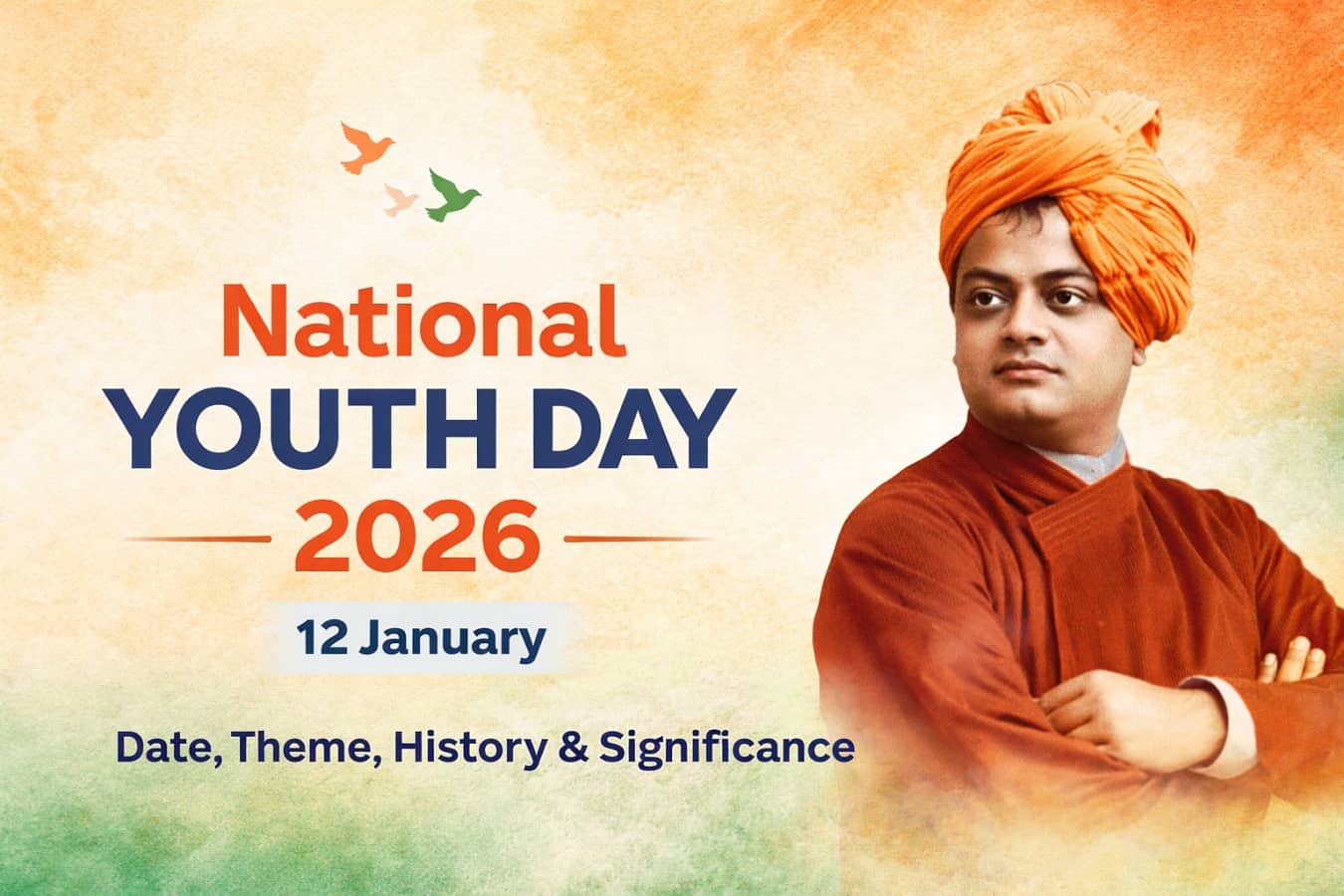 National Youth Day 2026 : क्यों मनाते हैं-युवा दिवस, इतिहास-महत्व और जानें थीम के बारे में