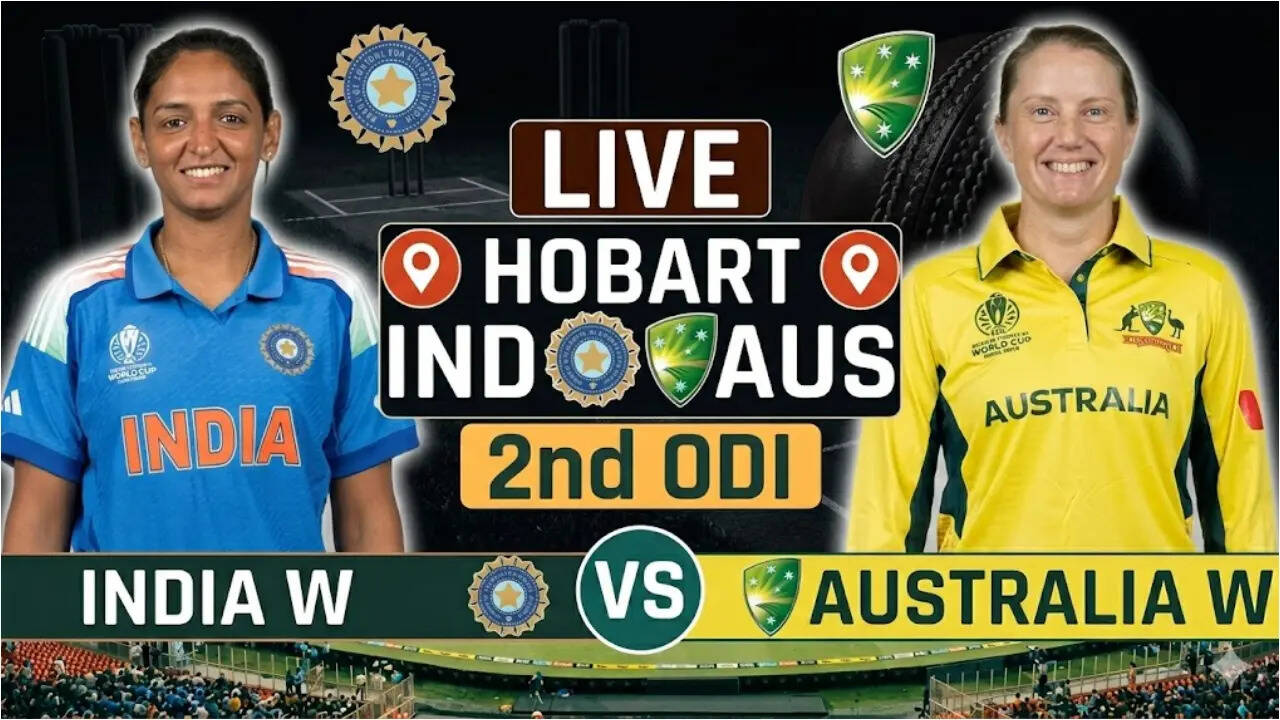 Smriti Mandhana and Harmanpreet Kaur batting during the India vs Australia 2nd Women's ODI series buildup.