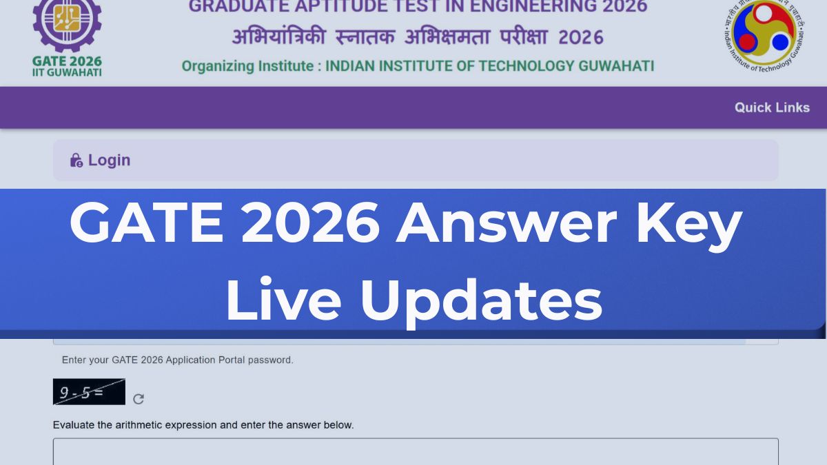 Official GATE 2026 answer key and response sheet download portal on GOAPS website.