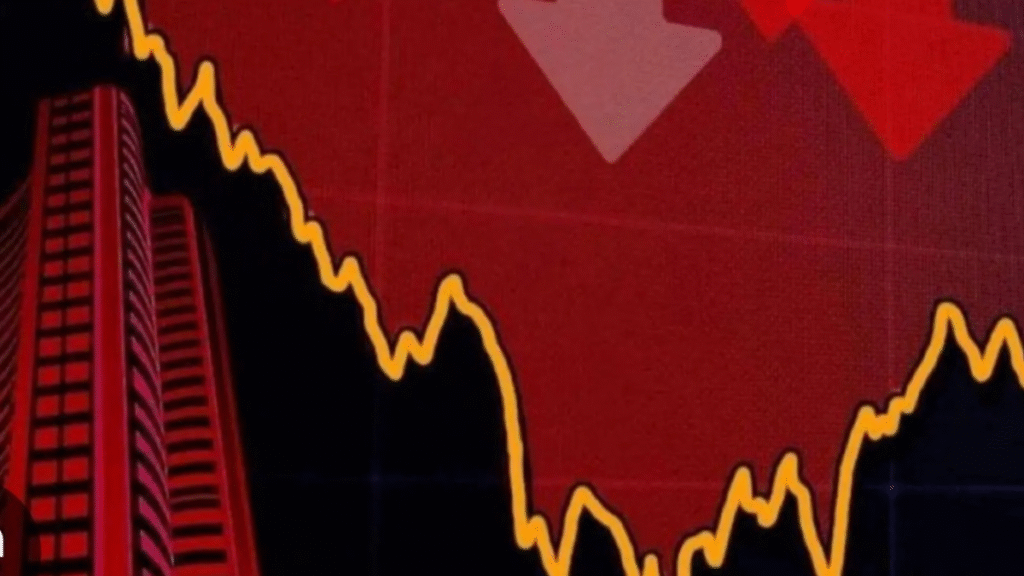 Sensex में 400 अंकों की गिरावट, IT शेयरों की बिकवाली से Nifty 25,850 के नीचे फिसला