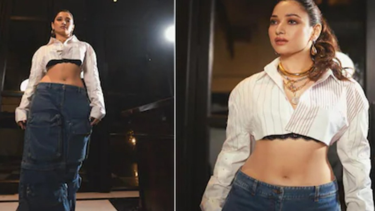स्टोर लॉन्च से पहले Tamanna Bhatia का नया अंदाज़ और कैज़ुअल लुक चर्चा में