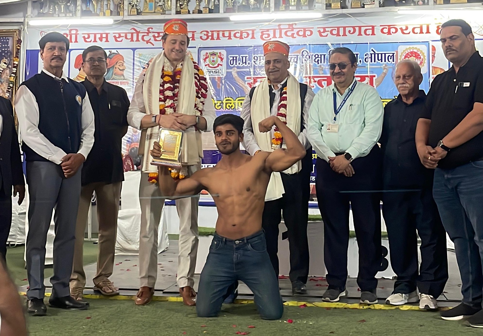 Rewa's bodybuilding star Anuj Mishra created history