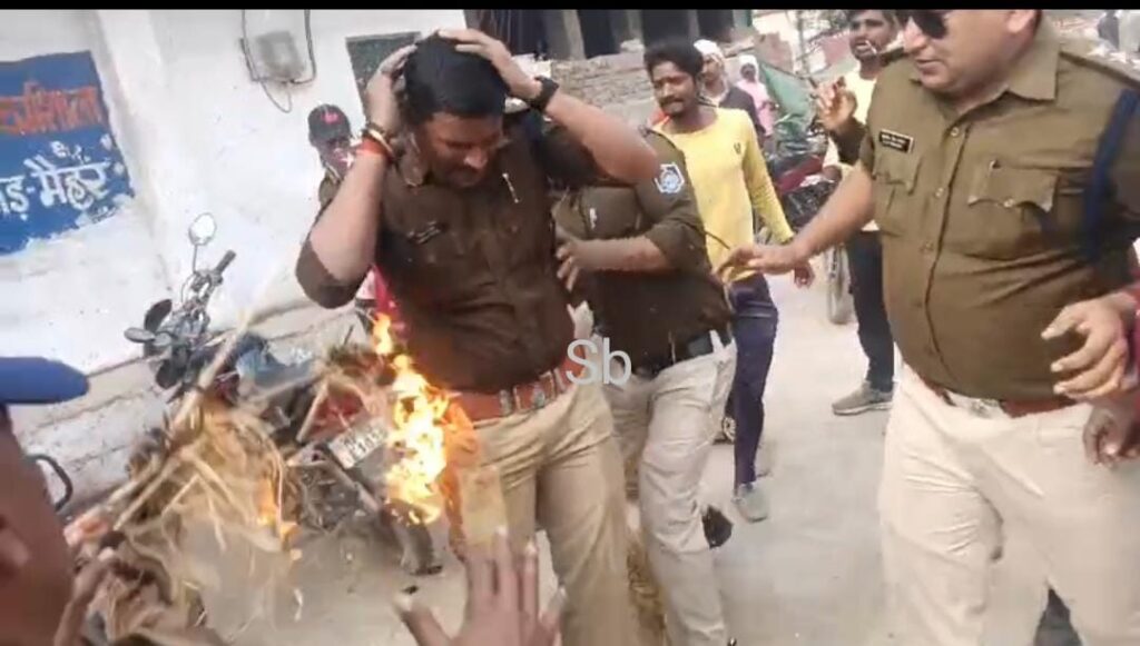 Major accident in Congress' violent protest in Maihar