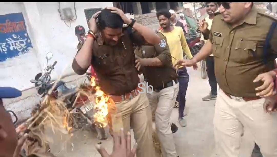 Major accident in Congress' violent protest in Maihar