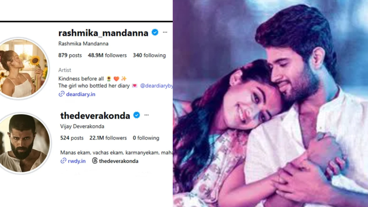 Why is Vijay not following Rashmika Mandanna on Instagram even after marriage?