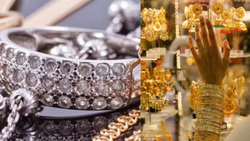 सोना-चांदी की कीमतों में गिरावट, Budget 2026 बाजार में दबाव, Gold भाव 9% तक लुढ़का