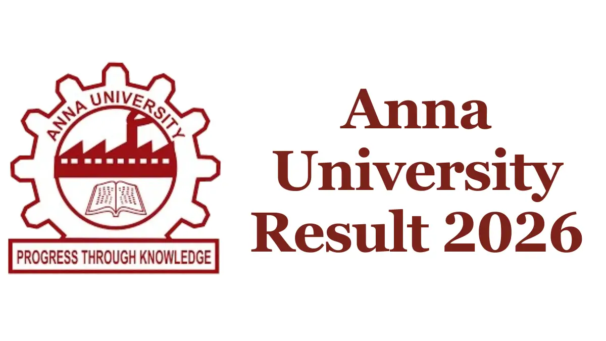 Anna University Result 2026 scorecard download portal interface.