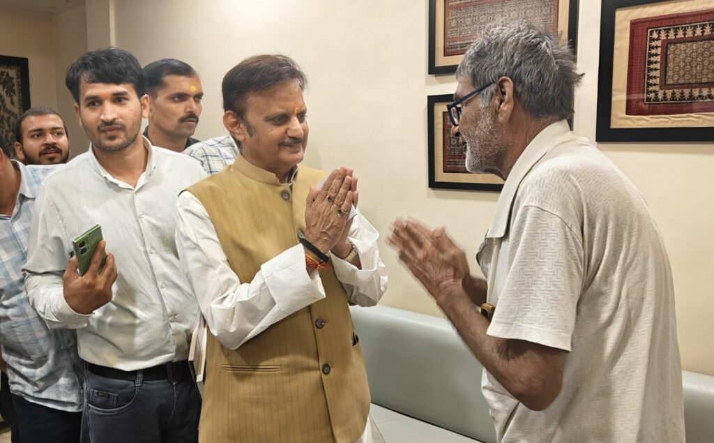 Deputy Chief Minister Rajendra Shukla