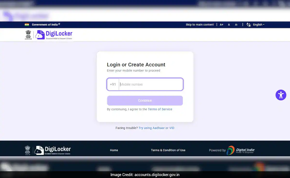Indian student downloading the Rajasthan Board class 10 marksheet using the DigiLocker application.