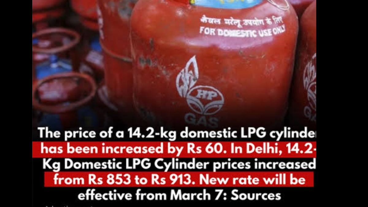 Domestic LPG Price: Cooking gas becomes costlier by ₹60 amid West Asia tensions