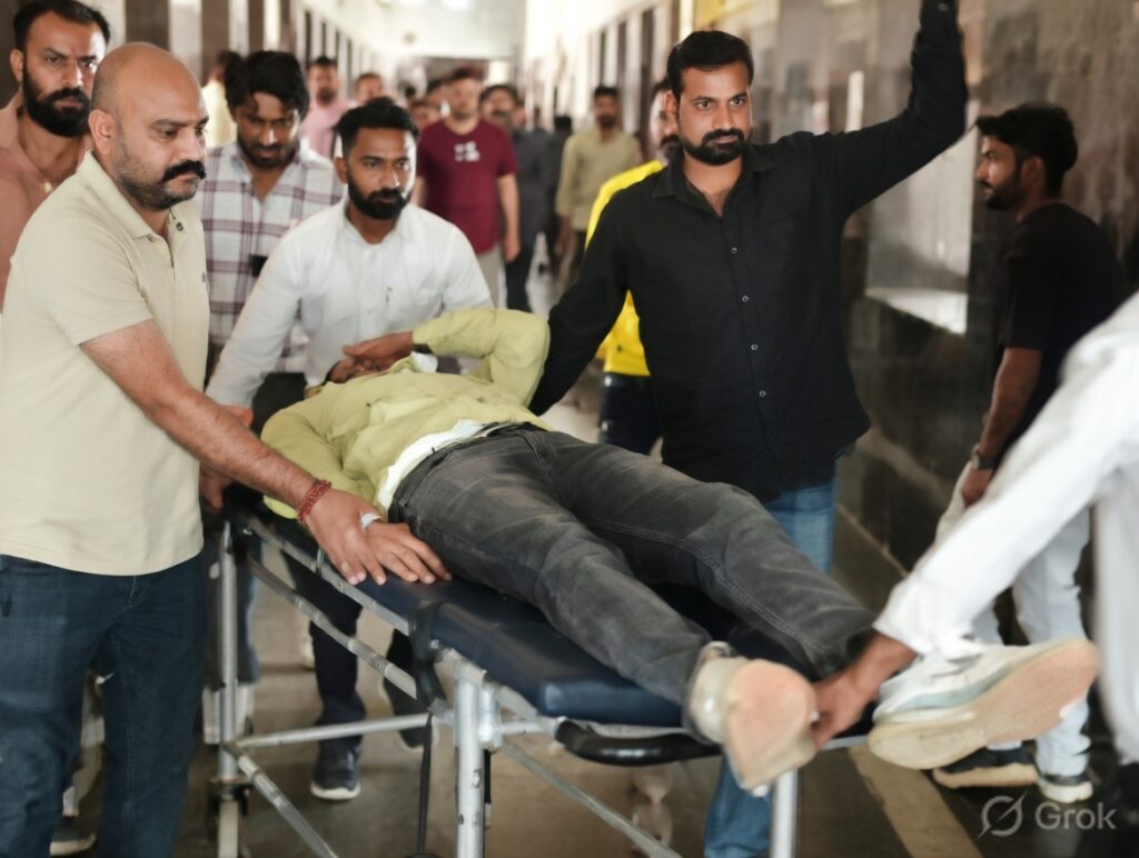 Firing in road dispute in Satna